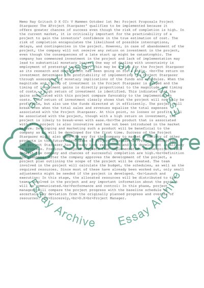 Project Recommendation