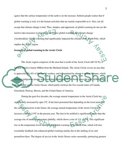 Effects of Global Warming on Animals in the North Pole