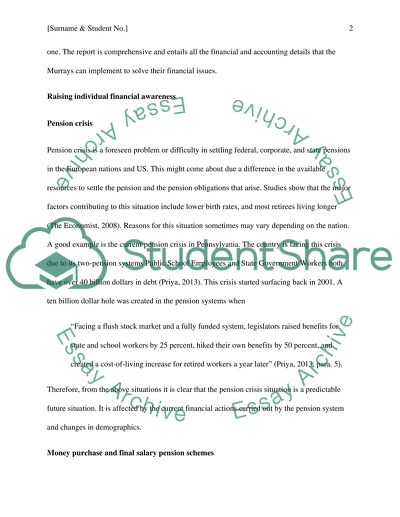 Raising Individual Financial Awareness