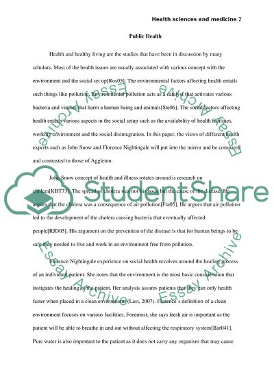 Public Health and Healthy Living