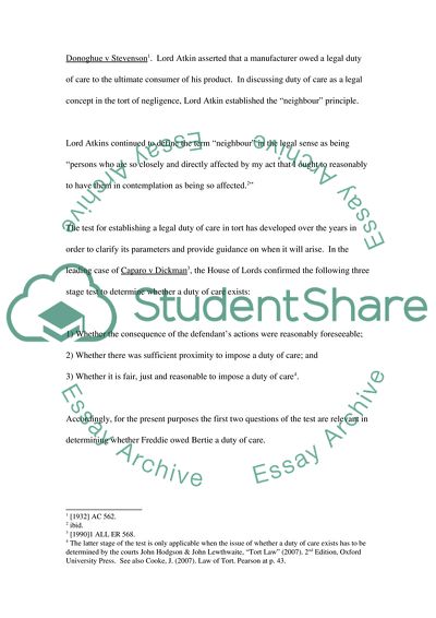 The Issues as to Potential Civil Claims under the Torts of Negligence, Assault, and Battery