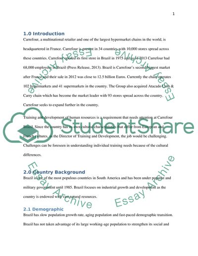 Brazil has Own Cultural Characteristics in Management