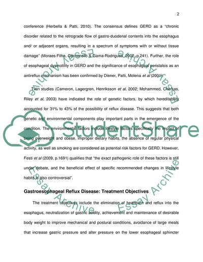 Gastroesophageal Reflux