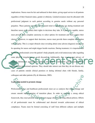 Healthcare Ethics Issues