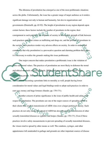 Growth of Prostitution Industry