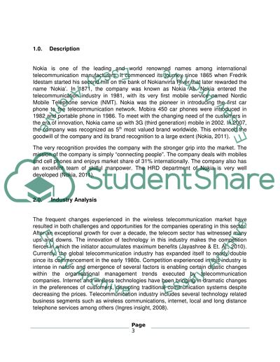 Organizational Profile Using Secondary Research Assignment