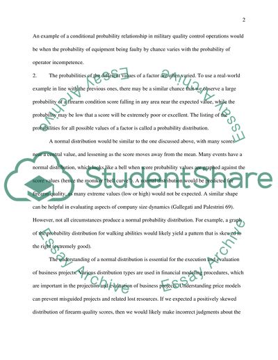 Probability Concepts and Applications