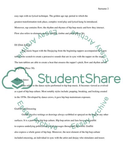 Hip Hop Effect Nowadays