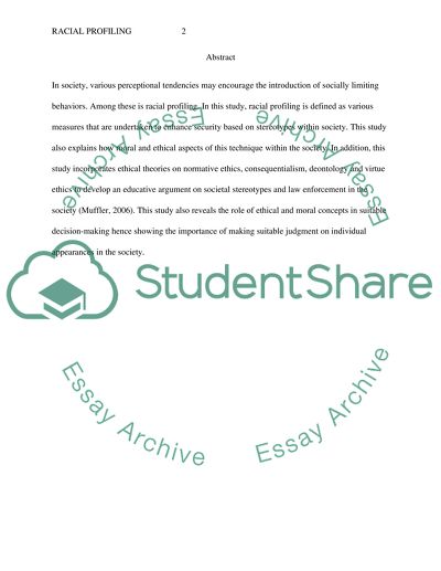 Racial Profiling Nowadays