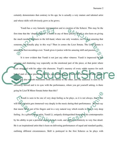 Yundi Lis piano concert