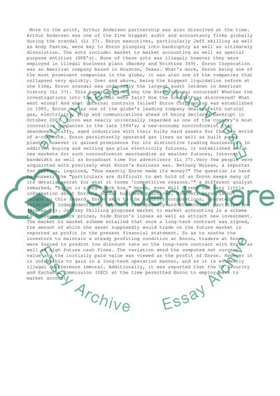 Corporate Fraud: the Enron Scandal