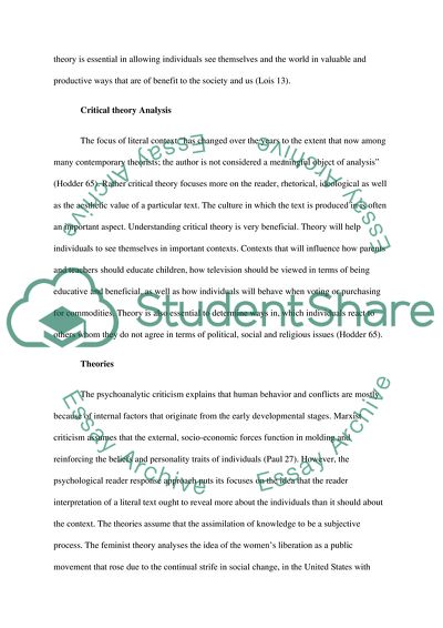 Importance of Critical Theory