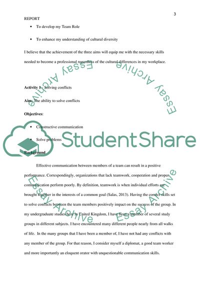 Learning Log Activities