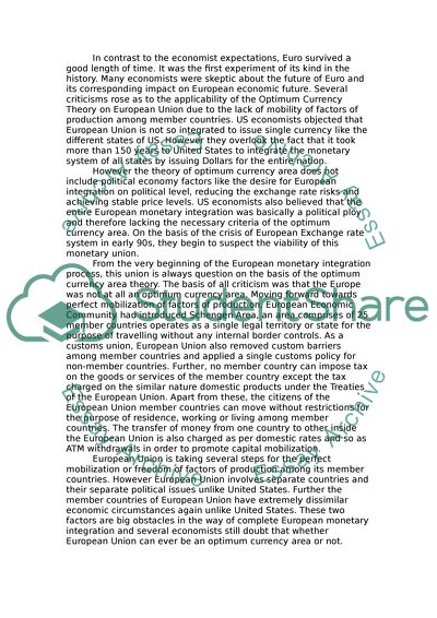 International Finance Issues