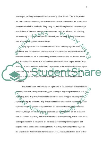 Psychological Experience of Colonialism