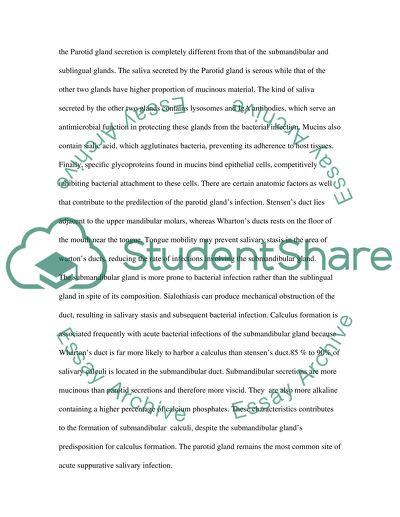 The Management of Salivary Gland Infection