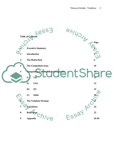 Vodafone Global Strategy