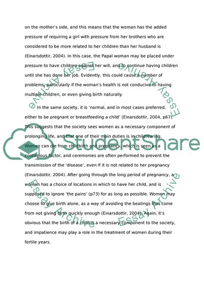 Childbirth: Cross- cultural approach