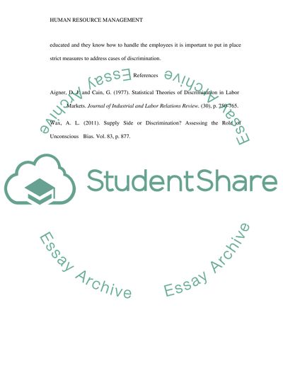 Economic theory of statistical discrimination