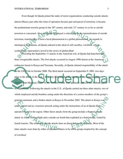 History of the Creation of a Terrorist Organization Al Qaeda