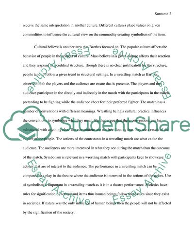 Barthes Structural Analysis of Popular Culture