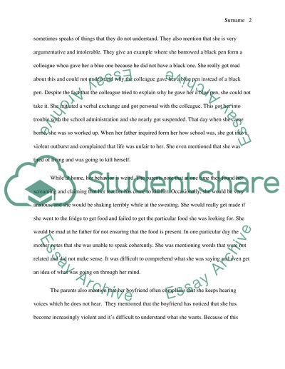 Paranoid schizophrenia essay 07 image