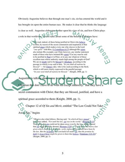 St Augustines Views on Sin