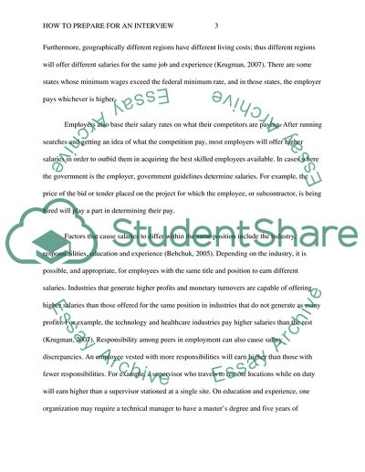 Research how to prepare for an interview