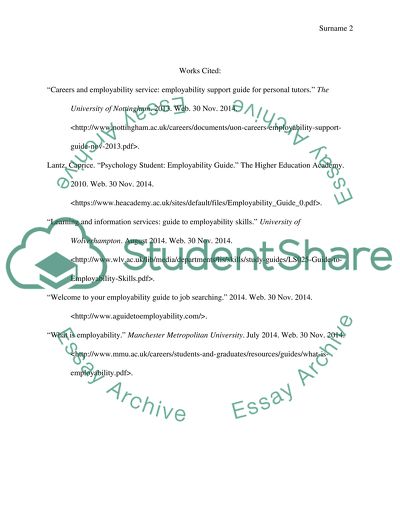 Guide to Employability