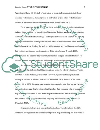 Quality of Education