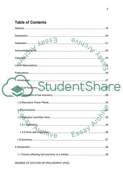 Validation of Vehicle Fuel Consumption