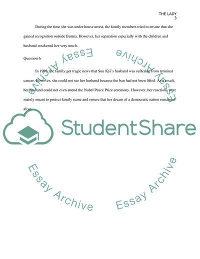 The Lady al Affiliation - Aung San Suu Kyis Dramatic Life