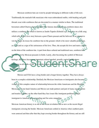 Sombrero Hats as a Representation of Identity