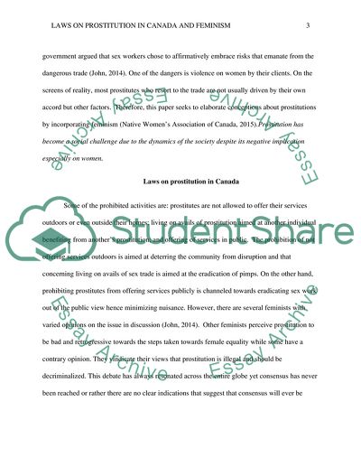 Proliferation of Sex Trade in Canada