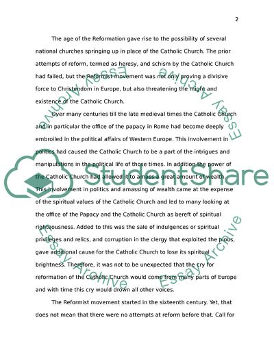 Catholic Church in Sixteenth-Century Europe