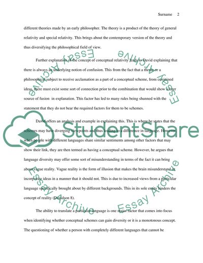 On the Very Idea of a Conceptual Scheme by Donald Davidson