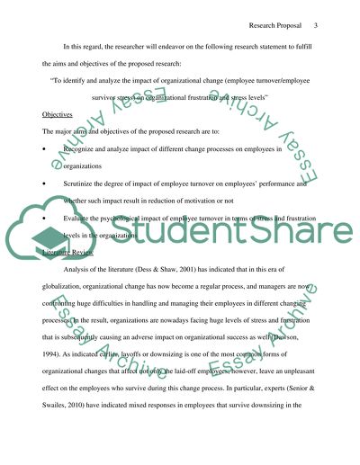 Organizational Change: Impact of Employee Turnover