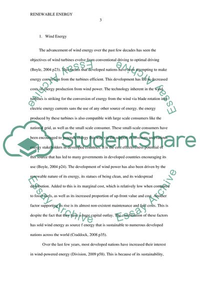 Renewable Energy Sector