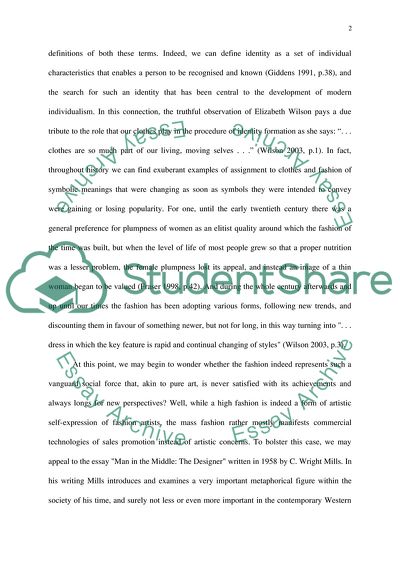 Changing of Fashion styles