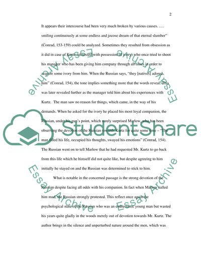 The Novella Heart of Darkness by Joseph Conrad