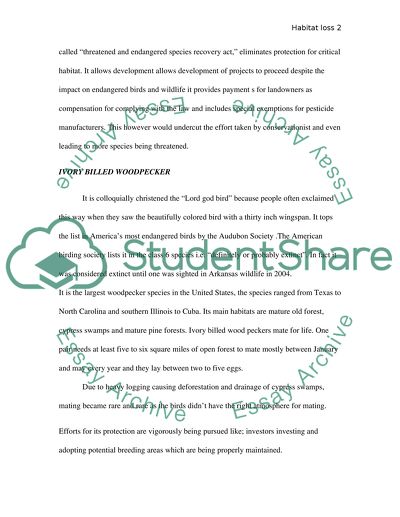 What is habitat destruction picture