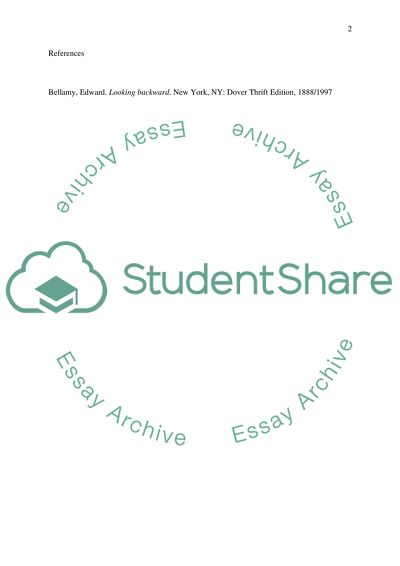 Looking Backward by Edward Bellamy