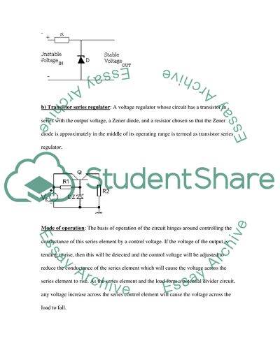 Regulated Power Supplies