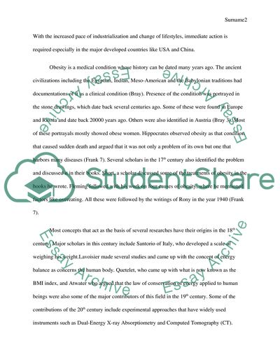 Mass Obesity - the Problem of Developed Countries