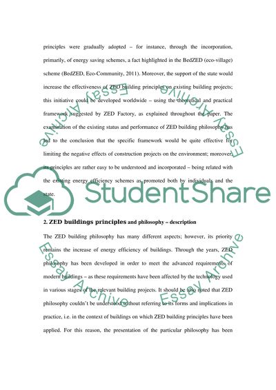 ZED Building Philosophy