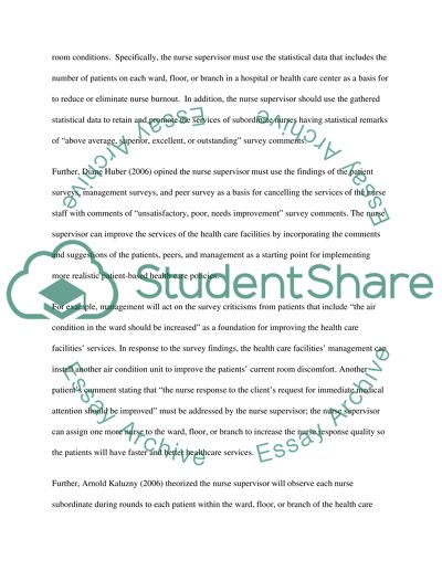 Organizational Improvement in Nursing