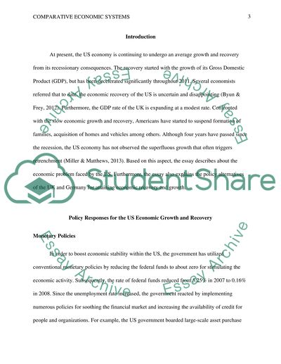 Comparative Economic Systems