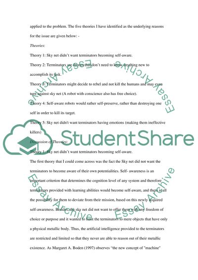 Artificial Intelligence in Terminator Movie