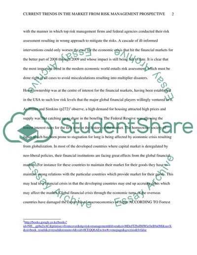 Current Trends in the Market