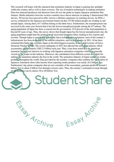 How does Japan benefit from the export of its media products